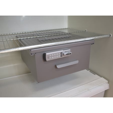 Omnimed Aluminum Refrigerator Lock Box (Large, E-Lock W Audit Trail) 183036AT